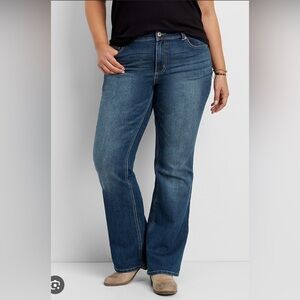 Maurices straight fit Ellie slim boot jeans 24